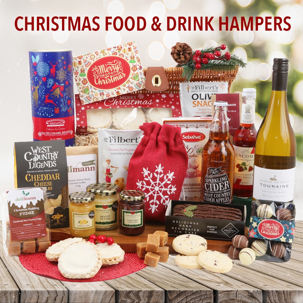 Christmas Food & Drink Hampers Free Delivery Delimann Hampers